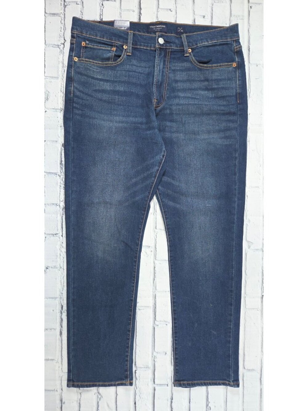 Lucky Brand 410 Athletic Slim 2-Way Stretch Jeans 36x30 Parivale Dark Wash
